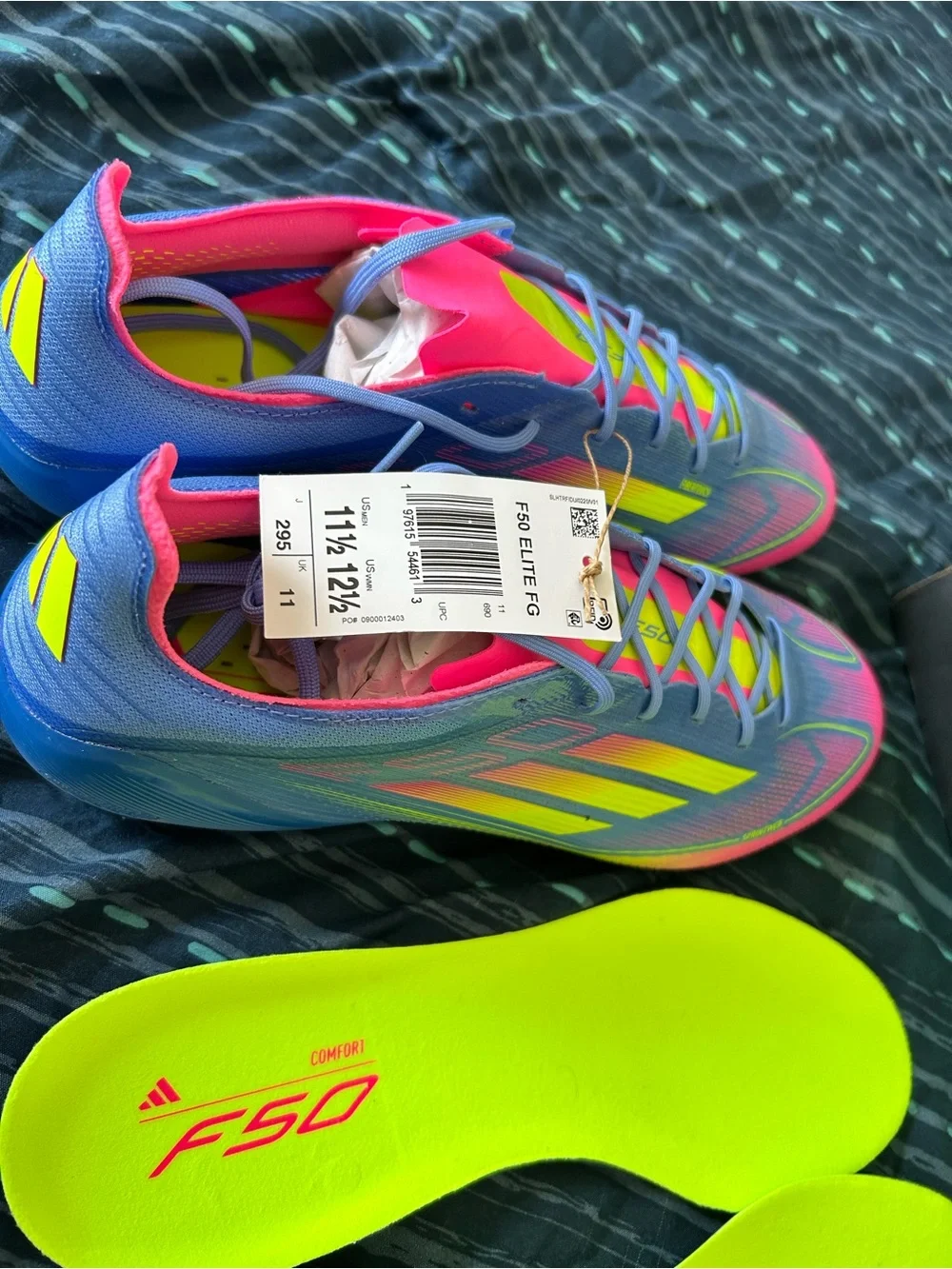 F50 ELITE FIRM GROUND CLEATS Brand New With Box Size 11.5 US